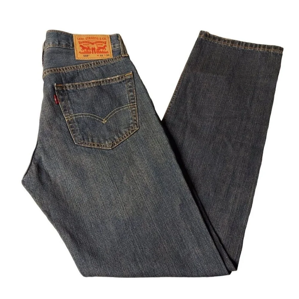 Levi's Men's 559 Relaxed Straight Fit Stretch Jeans